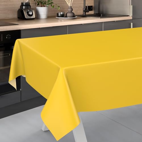 Wachstuch-Tischdecke Tischdecke abwaschbar Wachstuch Garten-Tischdecke Outdoor Indoor 90x130cm Schnittkante Gelb Wachstuch-Tischdecke Tischdecke abwaschbar Wachstuch Garten-Tischdecke Outdoor Indoor 90x130cm Schnittkante Gelb von ANRO