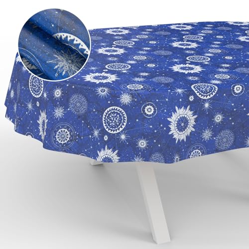 Wachstuch-Tischdecke Tischdecke abwaschbar Wachstuch Garten-Tischdecke Outdoor Indoor Oval 240x140cm Schnittkante Astrologie Wachstuch-Tischdecke Tischdecke abwaschbar Wachstuch Garten-Tischdecke Outdoor Indoor Oval 240x140cm Schnittkante Astrologie von ANRO