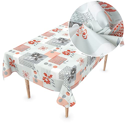 Wachstuchtischdecke Wachstischdecke Meterware Wachstuch abwaschbare Tischdecke PVC frei 100 x 137cm Schnittkante Lola von ANRO