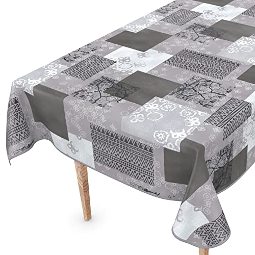 Wachstuchtischdecke Wachstischdecke Meterware Wachstuch abwaschbare Tischdecke PVC frei 260 x 137cm mit Saum Emma Wachstuchtischdecke Wachstischdecke Meterware Wachstuch abwaschbare Tischdecke PVC frei 260 x 137cm mit Saum Emma von ANRO