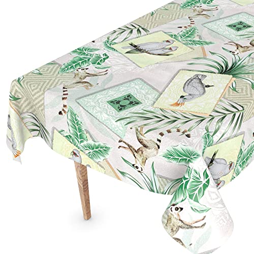 Wachstuchtischdecke Wachstischdecke Tischdecke abwaschbar Gartentischdecke Wachstuch Eckig rund oval 90 x 130cm Schnittkante Exotik Wachstuchtischdecke Wachstischdecke Tischdecke abwaschbar Gartentischdecke Wachstuch Eckig rund oval 90 x 130cm Schnittkante Exotik von ANRO