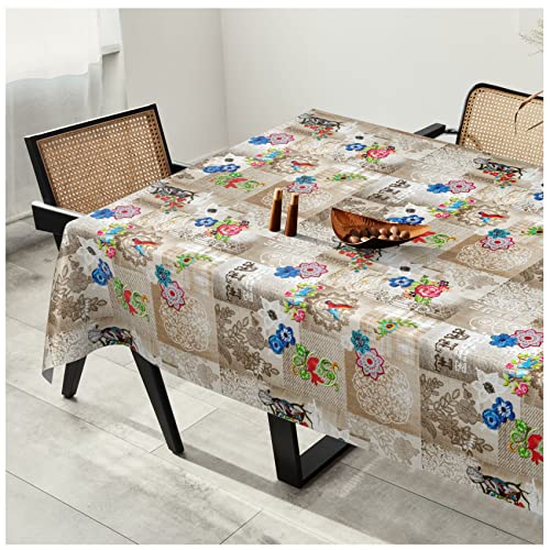 Wachstuchtischdecke Wachstuch Tischdecke abwaschbar Wachstischdecke Plastik-Tischdecken Glatt 100x140cm Schnittkante Kolibri Love von ANRO