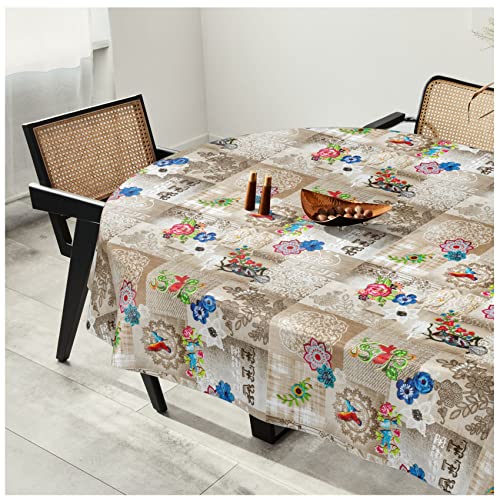 Wachstuchtischdecke Wachstuch Tischdecke abwaschbar Wachstischdecke Plastik-Tischdecken Glatt Oval 140x300cm mit Saum Kolibri Love Wachstuchtischdecke Wachstuch Tischdecke abwaschbar Wachstischdecke Plastik-Tischdecken Glatt Oval 140x300cm mit Saum Kolibri Love von ANRO