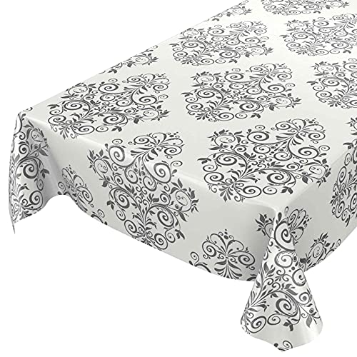 Wachtuchtischdecke abwaschbare Tischdecke Wachstuch Rankenmuster Beige/Creme 100x140cm Wachtuchtischdecke abwaschbare Tischdecke Wachstuch Rankenmuster Beige/Creme 100x140cm von ANRO