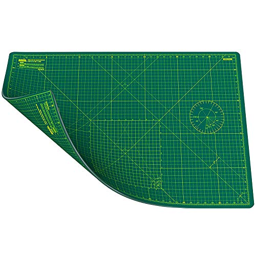 ANSIO Schneidematte Selbstheilende A1 Doppelseitige 5 Schichten sassend für Kunst, Nähen - Imperial/Metric 34 x 22.5 Zoll / 89 x 59 cm - Grün/Grün ANSIO Schneidematte Selbstheilende A1 Doppelseitige 5 Schichten sassend für Kunst, Nähen - Imperial/Metric 34 x 22.5 Zoll / 89 x 59 cm - Grün/Grün von ANSIO
