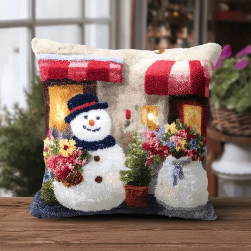 ANSIWEIGO Knüpfset Kissen Weihnachten 43x43,DIY Knüpfhaken Kit mit Motiv,Handgemachtes Sofakissenbezug,Knüpfkissen für Geschenkideen,für Kinder & Erwachsene-16 ANSIWEIGO Knüpfset Kissen Weihnachten 43x43,DIY Knüpfhaken Kit mit Motiv,Handgemachtes Sofakissenbezug,Knüpfkissen für Geschenkideen,für Kinder & Erwachsene-16 von ANSIWEIGO