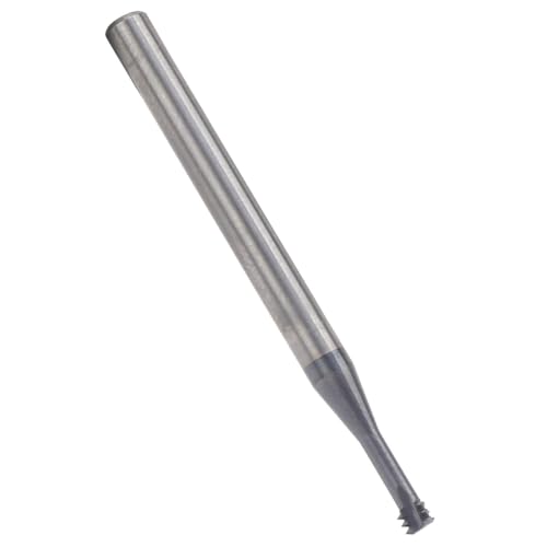 ANSO Gewindefräser 3 Zähne Metrisch 60° Wolframstahl CNC M4x0,7xD4x50 Schneidwerkzeuge, Spiralnut-Gewindefräser ANSO Gewindefräser 3 Zähne Metrisch 60° Wolframstahl CNC M4x0,7xD4x50 Schneidwerkzeuge, Spiralnut-Gewindefräser von ANSO