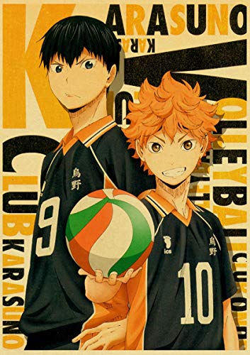 ANnjab 5D Full Drill Diamond Painting Japanischer Anime Haikyuu Diamond Stickerei Kreuzstich Mosaik Set Home Decor Geschenkquadrat 40x60cm von ANnjab