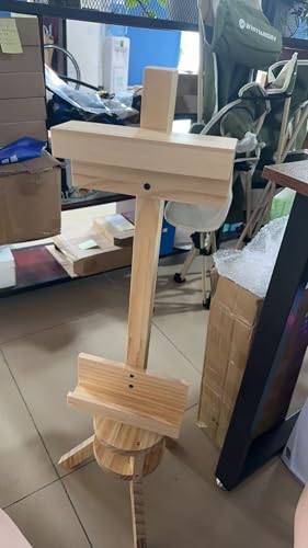 AO LI GEI Holz-Bilderrahmenständer, verstellbare Tischstaffelei Ständer für Display bis zu 26,3 H, Kunststaffelei für Kunstwerke, Bilderrahmen, Hochzeitsschild und Poster von AO LI GEI