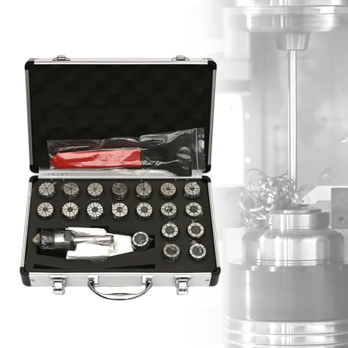 21 Stück Spannzangenfutter CNC Werkzeug Spannzange Feder Backenfutter Set CNC Graviermaschine Backenfutter von AOAPUMM