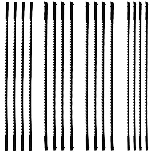 AOBETAK Dekupiersägeblätter mit Stift, AOBETAK 16 Stück, 10/15/18/24 Zähne, 127 mm, 5 Zoll Dekupiersägeblätter für Holz/Kunststoff/Schaum/Weichmetall, Dekupiersägen-Zubehör AOBETAK Dekupiersägeblätter mit Stift, AOBETAK 16 Stück, 10/15/18/24 Zähne, 127 mm, 5 Zoll Dekupiersägeblätter für Holz/Kunststoff/Schaum/Weichmetall, Dekupiersägen-Zubehör von AOBETAK
