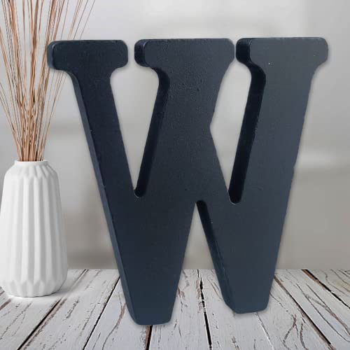 AOCEAN 15,2 cm schwarze Holzbuchstaben, unlackierte Holzbuchstaben für Wanddekoration, dekorative stehende Buchstaben, Scheiben, Schild, Dekoration für Bastelarbeiten, Zuhause, Party-Projekte (B) von AOCEAN