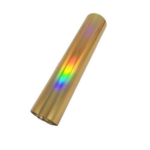 HeißPräGe-Folie 80 m/Rolle, goldfarben, silberfarben, holografische Heißfolienprägepapierrollen for Wärmeübertragung auf DIY-Stoffband, Leder, Kunststoff, Geschenkbox Hot Stamping Paper ( Color : Lase HeißPräGe-Folie 80 m/Rolle, goldfarben, silberfarben, holografische Heißfolienprägepapierrollen for Wärmeübertragung auf DIY-Stoffband, Leder, Kunststoff, Geschenkbox Hot Stamping Paper ( Color : Lase von AOEGBY