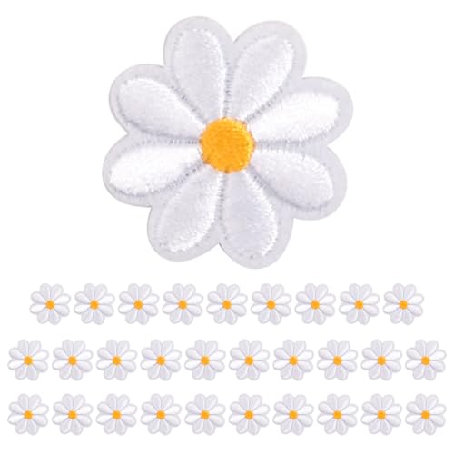 AOEVUIR 30 Pcs Patches zum Aufbügeln Gänseblümchen Blumen Bügelflicken Exquisite Stickerei Bügelbilder Applikation Jacke Jeans Aufnäher zum Aufbügeln Handwerk DIY Dekorative Patches Erwachsene Kinder AOEVUIR 30 Pcs Patches zum Aufbügeln Gänseblümchen Blumen Bügelflicken Exquisite Stickerei Bügelbilder Applikation Jacke Jeans Aufnäher zum Aufbügeln Handwerk DIY Dekorative Patches Erwachsene Kinder von AOEVUIR