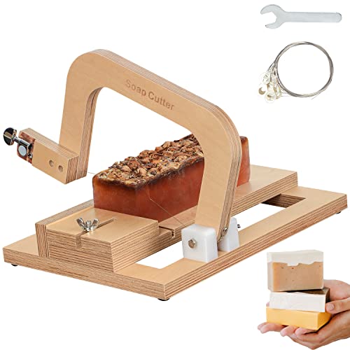 AOFOX Holzseifenschneider Einstellbarer Drahtschneider Schneidwerkzeug für handgemachte Seifenherstellung Kerzen Trimmen Käse DIY Schneidwerkzeug von AOFOX