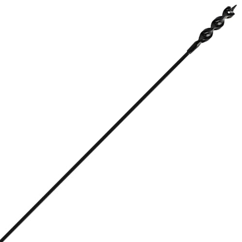 AOKLIT Flexibler Montagebohrer zum Drahtziehen, 9/16 Zoll x 36 Zoll lang, flexibler Bohrer für Holz, Schlangenkopf, verlängerter Installateur Bohrer, 1/4-Zoll-Schaft von AOKLIT