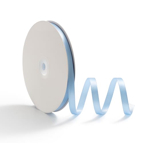 AOKSUNOVA 10mm Geschenkband Schleifenband Dekoband Satinband 45 Meter für Geschenkverpackung Hochzeit Bänder zum Basteln Hellblau AOKSUNOVA 10mm Geschenkband Schleifenband Dekoband Satinband 45 Meter für Geschenkverpackung Hochzeit Bänder zum Basteln Hellblau von AOKSUNOVA