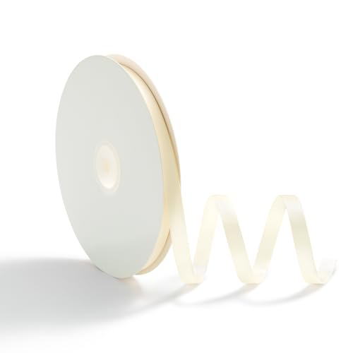 AOKSUNOVA 10mm Geschenkband Schleifenband Satinband 45 Meter Bänder zum Basteln Dekoband für Hochzeit Geschenkverpackung Creme AOKSUNOVA 10mm Geschenkband Schleifenband Satinband 45 Meter Bänder zum Basteln Dekoband für Hochzeit Geschenkverpackung Creme von AOKSUNOVA