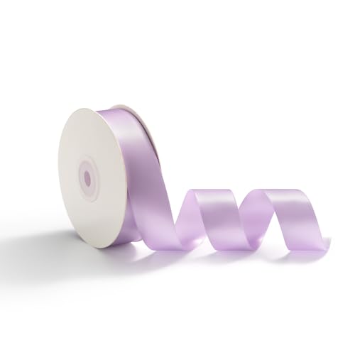 AOKSUNOVA 25mm x 23m Geschenkband Schleifenband Satinband Dekoband für Geschenkverpackung Hochzeit Bänder zum Basteln Lila AOKSUNOVA 25mm x 23m Geschenkband Schleifenband Satinband Dekoband für Geschenkverpackung Hochzeit Bänder zum Basteln Lila von AOKSUNOVA