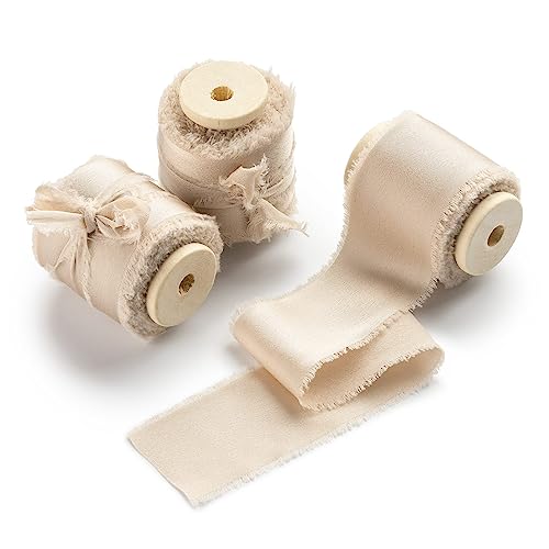 AOKSUNOVA 3,8cm Geschenkband Schleifenband Stoffband Satinband Hochzeit Seidenband Nude Geschenkbänder AOKSUNOVA 3,8cm Geschenkband Schleifenband Stoffband Satinband Hochzeit Seidenband Nude Geschenkbänder von AOKSUNOVA