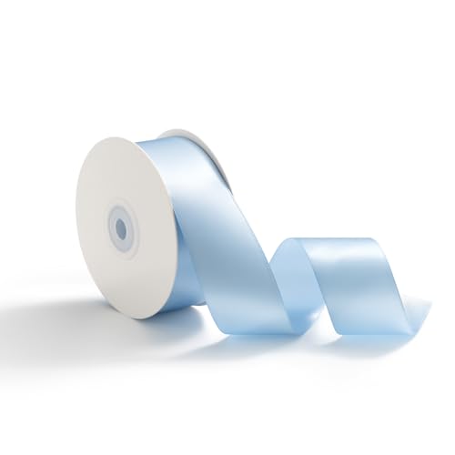 AOKSUNOVA 38mm x 23m Geschenkband 23m Schleifenband Dekoband Satinband für Geschenkverpackung Hochzeit Bänder zum Basteln Hellblau AOKSUNOVA 38mm x 23m Geschenkband 23m Schleifenband Dekoband Satinband für Geschenkverpackung Hochzeit Bänder zum Basteln Hellblau von AOKSUNOVA