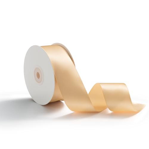 AOKSUNOVA 38mm x 23m Geschenkband Schleifenband Satinband Dekoband für Geschenkverpackung Hochzeit Bänder zum Basteln Gold AOKSUNOVA 38mm x 23m Geschenkband Schleifenband Satinband Dekoband für Geschenkverpackung Hochzeit Bänder zum Basteln Gold von AOKSUNOVA