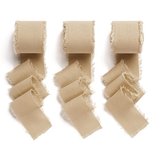 AOKSUNOVA Chiffonband Geschenkband Breit Hochzeit Chiffon Schleifenband Dekoband Braun 38mm AOKSUNOVA Chiffonband Geschenkband Breit Hochzeit Chiffon Schleifenband Dekoband Braun 38mm von AOKSUNOVA