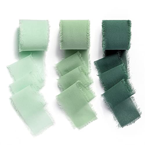 AOKSUNOVA Geschenkband Chiffon Grün 38mm Geschenkbänder Breit Chiffonband Stoffband Geschenk Band AOKSUNOVA Geschenkband Chiffon Grün 38mm Geschenkbänder Breit Chiffonband Stoffband Geschenk Band von AOKSUNOVA