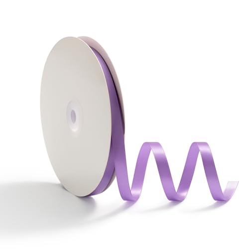 AOKSUNOVA Geschenkband Schleifenband Satinband 10mm x 45m Dekoband für Hochzeit Geschenkverpackung Bänder zum Basteln Violett AOKSUNOVA Geschenkband Schleifenband Satinband 10mm x 45m Dekoband für Hochzeit Geschenkverpackung Bänder zum Basteln Violett von AOKSUNOVA