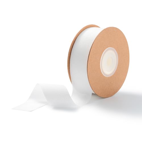 AOKSUNOVA Schleifenband Weiss Geschenkband Weiß 2,5 cm x 23 m Weißes Bänd Seidenband Hochzeit Seidenband Chiffonband,Weisses AOKSUNOVA Schleifenband Weiss Geschenkband Weiß 2,5 cm x 23 m Weißes Bänd Seidenband Hochzeit Seidenband Chiffonband,Weisses von AOKSUNOVA