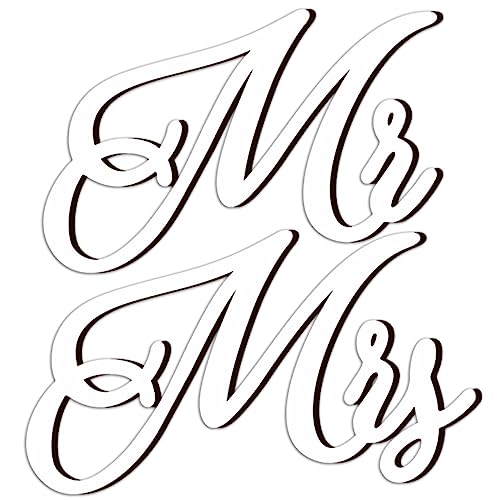 AOKWAWALIY Set Hochzeit Mr Mrs Schild für Stühle Elegante Dekorationen für Stühle zur Zeremonie AOKWAWALIY Set Hochzeit Mr Mrs Schild für Stühle Elegante Dekorationen für Stühle zur Zeremonie von AOKWAWALIY