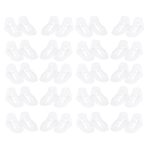 AOKWAWALIY Babyfüße-Schaufensterpuppe 100 Stück 9 cm Durchsichtiger Babyfüße-Display Aus Kunststoff Kleinkind-Schuhe Socken Schuhe Stützen Shaper-Ständer Halter Vitrine Für Den Laden Und Den von AOKWAWALIY