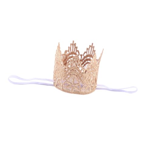AOKWAWALIY Geburtstag Ornamente für Kinder ein Jahr alt erste kopfschmuck Stirnband kronenförmiges Haarband Baby-Kopfbedeckung Europäisch und amerikanisch Partyhut Perle Dekorationen Mädchen von AOKWAWALIY