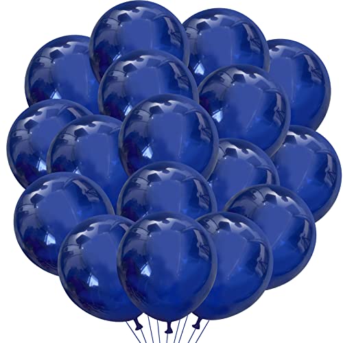 Marineblaue Luftballons, 50 Stück 10 Zoll Vintage Kleine Matt Dunkelblau Partyballon, Retro Königsblau Latex Ballons, Mini Helium Luftballons für Geburtstag, Hochzeit, Babyparty von AOLOA