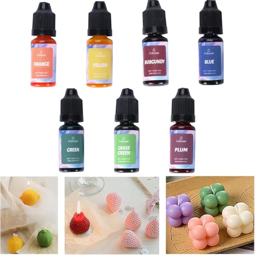 Kerzenwachs Farbe, 7 Farbe Kerzenfarben, Kerzen Farbe für Diy Kerze, Kerzenherstellung, Kerzenwachs zum Gießen, Farbe für Kerzenwachs, Kerzenfarben zum Kerzen Gießen Kerzenwachs Farbe, 7 Farbe Kerzenfarben, Kerzen Farbe für Diy Kerze, Kerzenherstellung, Kerzenwachs zum Gießen, Farbe für Kerzenwachs, Kerzenfarben zum Kerzen Gießen von AOMiGT