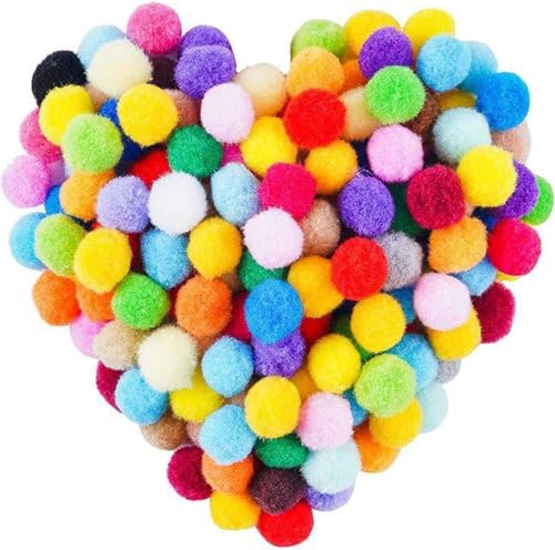 500 Stück 10mm Bunte Bunt Mini Pompons, Pompons zum Basteln, Mini Pom Poms, Filzkugeln Bunt, Bommel zum Basteln für Lustige DIY Kreative Handwerk, Feine Haar-Accessoires, Partydekoration 500 Stück 10mm Bunte Bunt Mini Pompons, Pompons zum Basteln, Mini Pom Poms, Filzkugeln Bunt, Bommel zum Basteln für Lustige DIY Kreative Handwerk, Feine Haar-Accessoires, Partydekoration von AONAT