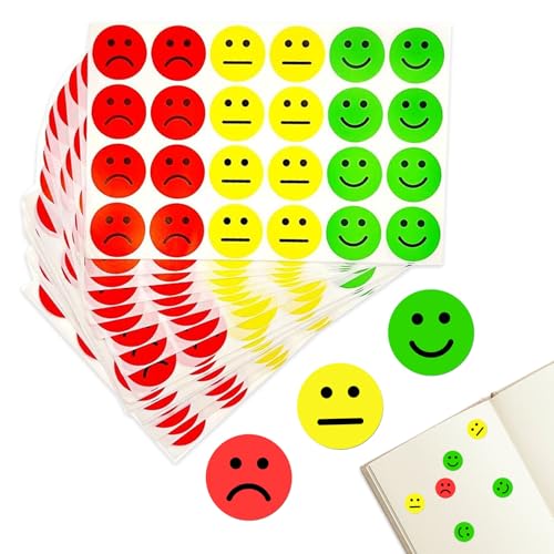 1200 Blatt Smiley Aufkleber,2,5 Cm Smiley Sticker,FröHliche Und Traurige Stallaufkleber,Sticker Smiley KöNnen FüR Anzeigekarten,Anzeigeboxen,Belohnungsaufkleber,Rezensionskarten。 1200 Blatt Smiley Aufkleber,2,5 Cm Smiley Sticker,FröHliche Und Traurige Stallaufkleber,Sticker Smiley KöNnen FüR Anzeigekarten,Anzeigeboxen,Belohnungsaufkleber,Rezensionskarten。 von AONAYO