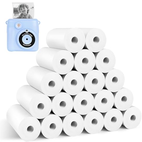 20 Rollen Thermopapier Kinderkamera,57 Mm,Kinderkamera Thermopapier,Kinder Sofortbildkamera Papier,Sofortbildkamera Kinder,Kinderkamera Sofortbildkamera,Einfach Auszutauschen 20 Rollen Thermopapier Kinderkamera,57 Mm,Kinderkamera Thermopapier,Kinder Sofortbildkamera Papier,Sofortbildkamera Kinder,Kinderkamera Sofortbildkamera,Einfach Auszutauschen von AONAYO