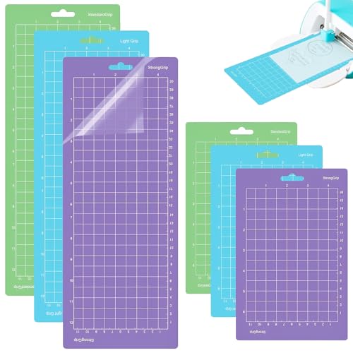 6 Stück Schneidematte, Variety Grip Schneidematte Für Cricut Joy 5,5x14/5,5x8,5 Zoll,Für Cricut Joy Zubehör Karten, Papier, Vinylfolie Plotterschneide, Premium Kleber, Flexibel Und Haltba 6 Stück Schneidematte, Variety Grip Schneidematte Für Cricut Joy 5,5x14/5,5x8,5 Zoll,Für Cricut Joy Zubehör Karten, Papier, Vinylfolie Plotterschneide, Premium Kleber, Flexibel Und Haltba von AONAYO