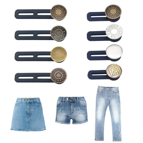 8 Stück Hosenbunderweiterung,Hosenknopf Verlängerung,Knopfverlängerung Für Hosen,Hosenerweiterung,Hosenbund Verlängerung,Bunddehner Für Jeans,Hosenbunderweiterung Knopf Für Jeans,Röcke,Hosen 8 Stück Hosenbunderweiterung,Hosenknopf Verlängerung,Knopfverlängerung Für Hosen,Hosenerweiterung,Hosenbund Verlängerung,Bunddehner Für Jeans,Hosenbunderweiterung Knopf Für Jeans,Röcke,Hosen von AONAYO