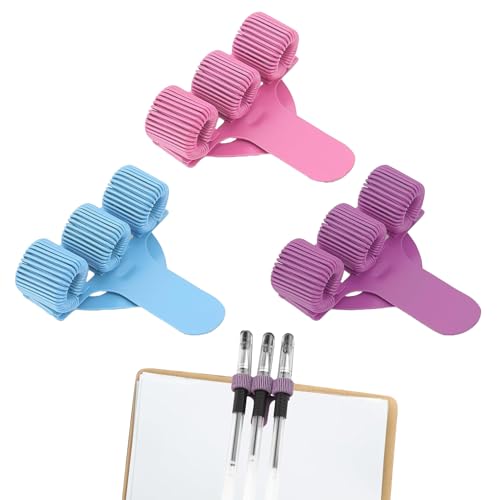 AONAYO 3 Stück Krankenschwester Zubehör,Nurse Accessories,Pflege Zubehör,Nurse Zubehör,Edelstahl Stifthalter Clips,Stifthalter Mit 3 Löchern,Für Arzt Und Krankenschwester Uniform Notizbuch Halter von AONAYO