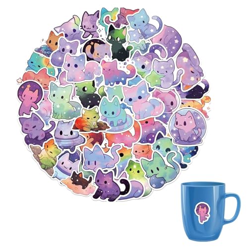 AONAYO 50 Blatt Kawaii Sticker Katzensticker,Cute Sticker Katzen Sticker,Wasserfest Und Kratzfest Ohne KlebstoffrüCkstäNde,Verwendbar FüR Computer,NotizbüCher,Koffer Etc Sticker Katzen AONAYO 50 Blatt Kawaii Sticker Katzensticker,Cute Sticker Katzen Sticker,Wasserfest Und Kratzfest Ohne KlebstoffrüCkstäNde,Verwendbar FüR Computer,NotizbüCher,Koffer Etc Sticker Katzen von AONAYO