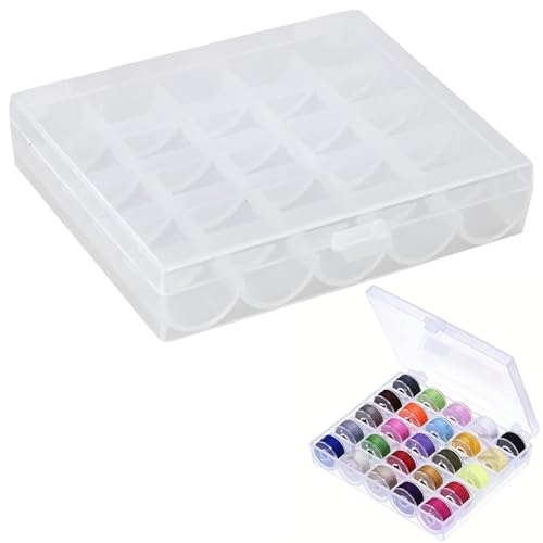 AONAYO Fächer Kunststoff Spulenbox Leer,Sortierbox,Sortierboxen Für Kleinteile,Nähgarn Aufbewahrung,Aufbewahrungsbox,Spulen Nähmaschine,Spulenbox Aus Kunststoff Für Gängige,Spule Nähmaschine von AONAYO