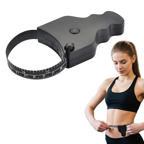 Körpermaßband,Maßband Körper,Massband Körper 150cm/60 Zoll Einziehbares Maßband,Schneider Maßband,Präzises Maßband Für Taille Brust Hüfte Oberschenkel Und Armefür Fitness,Schneider, Nähen (Schwarz) Körpermaßband,Maßband Körper,Massband Körper 150cm/60 Zoll Einziehbares Maßband,Schneider Maßband,Präzises Maßband Für Taille Brust Hüfte Oberschenkel Und Armefür Fitness,Schneider, Nähen (Schwarz) von AONAYO