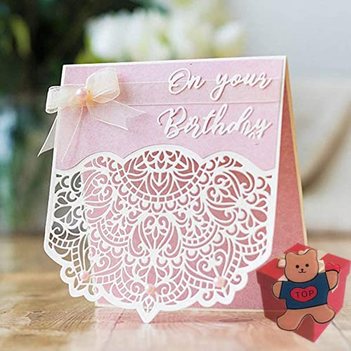 AOOL Stanzschablonen für Kartenherstellung, Blumenspitze, Rose, Party, Festival, Einladung, Karten, Stanzschablonen für DIY, Scrapbooking, Album, dekorative Prägepapier-Stanzformen, Kartenherstellung AOOL Stanzschablonen für Kartenherstellung, Blumenspitze, Rose, Party, Festival, Einladung, Karten, Stanzschablonen für DIY, Scrapbooking, Album, dekorative Prägepapier-Stanzformen, Kartenherstellung von AOOL