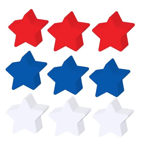 150 Stück Sternausschnitte Doppeldruck Papier Stern Dekorationen für handgefertigte Unabhängigkeitstag Hochzeit Party Supplies 150 Stück Sternausschnitte Doppeldruck Papier Stern Dekorationen für handgefertigte Unabhängigkeitstag Hochzeit Party Supplies von AOOOWER
