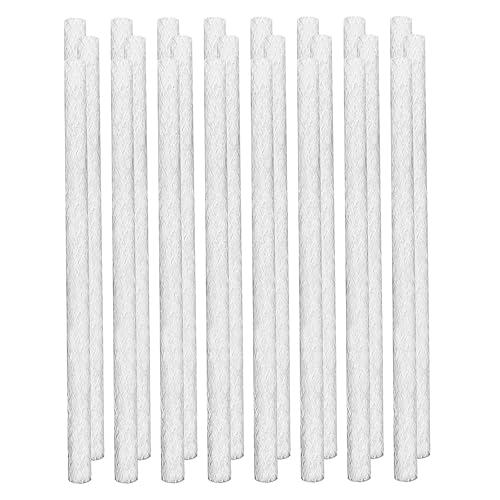 24 Stück 1/2 Zoll Fiberglas Ersatzdochte 34 cm lange Dochte für Weinflaschen, Lampen, Gartenfackeln, Öllampe 24 Stück 1/2 Zoll Fiberglas Ersatzdochte 34 cm lange Dochte für Weinflaschen, Lampen, Gartenfackeln, Öllampe von AOOOWER