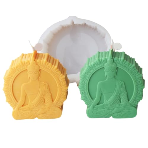 3D-Silikonform, Meditation, Buddha-Form, Kerzenform, Epoxidharz-Formen für Ornamente, Aromatherapie, Bastelformen 3D-Silikonform, Meditation, Buddha-Form, Kerzenform, Epoxidharz-Formen für Ornamente, Aromatherapie, Bastelformen von AOOOWER