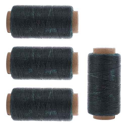 4 Rollen Ledernähgarn, gewachst, je 160 Meter, für Lederhandwerk, Schuhreparatur, Buchbindung 4 Rollen Ledernähgarn, gewachst, je 160 Meter, für Lederhandwerk, Schuhreparatur, Buchbindung von AOOOWER