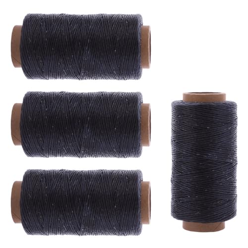 4 Rollen Ledernähgarn, gewachst, je 160 Meter, für Lederhandwerk, Schuhreparatur, Buchbindung 4 Rollen Ledernähgarn, gewachst, je 160 Meter, für Lederhandwerk, Schuhreparatur, Buchbindung von AOOOWER